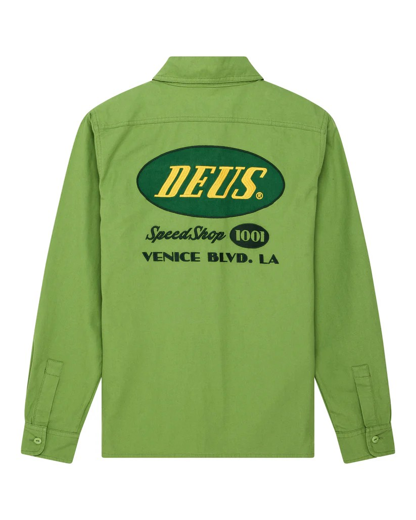 DEUS TIN LIZZIE SHIRT - TENDRIL GREEN