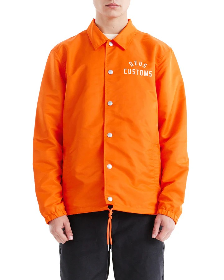 DEUS ENGINEER NYLON COACH - TANGERINE TANGO