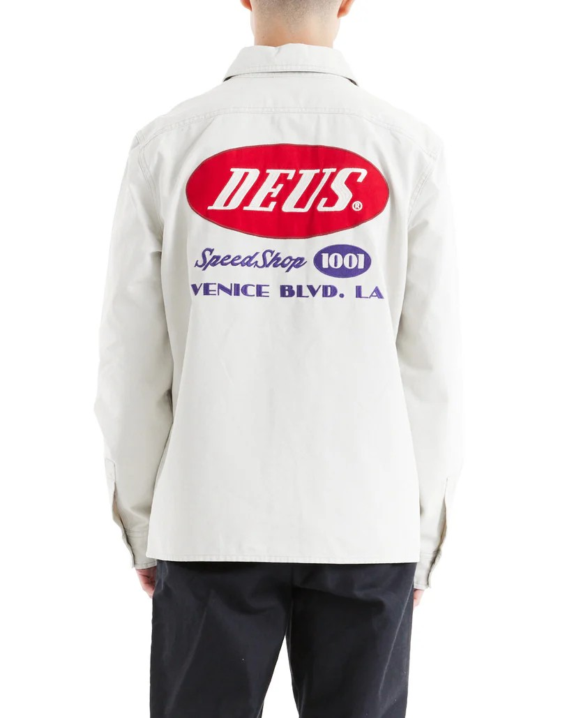 DEUS TIN LIZZIE SHIRT - DIRTY WHITE