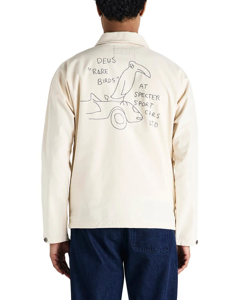DEUS SPECTER SMOCK SHIRT - NATURAL