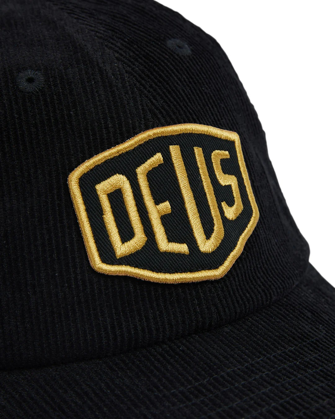 DEUS SHIELD CORD DAD CAP - BLACK