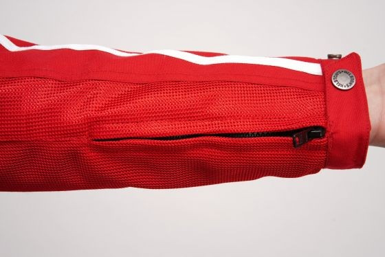 HELSTONS QUEEN TISSU MESH - RED