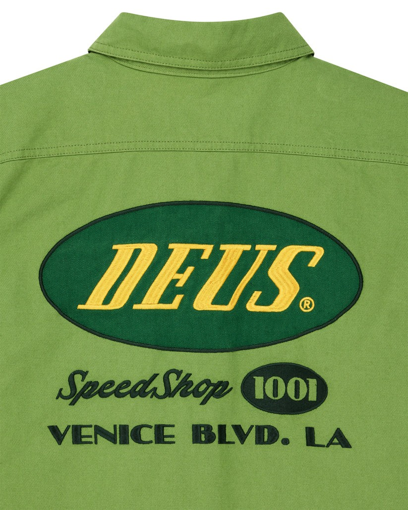 DEUS TIN LIZZIE SHIRT - TENDRIL GREEN