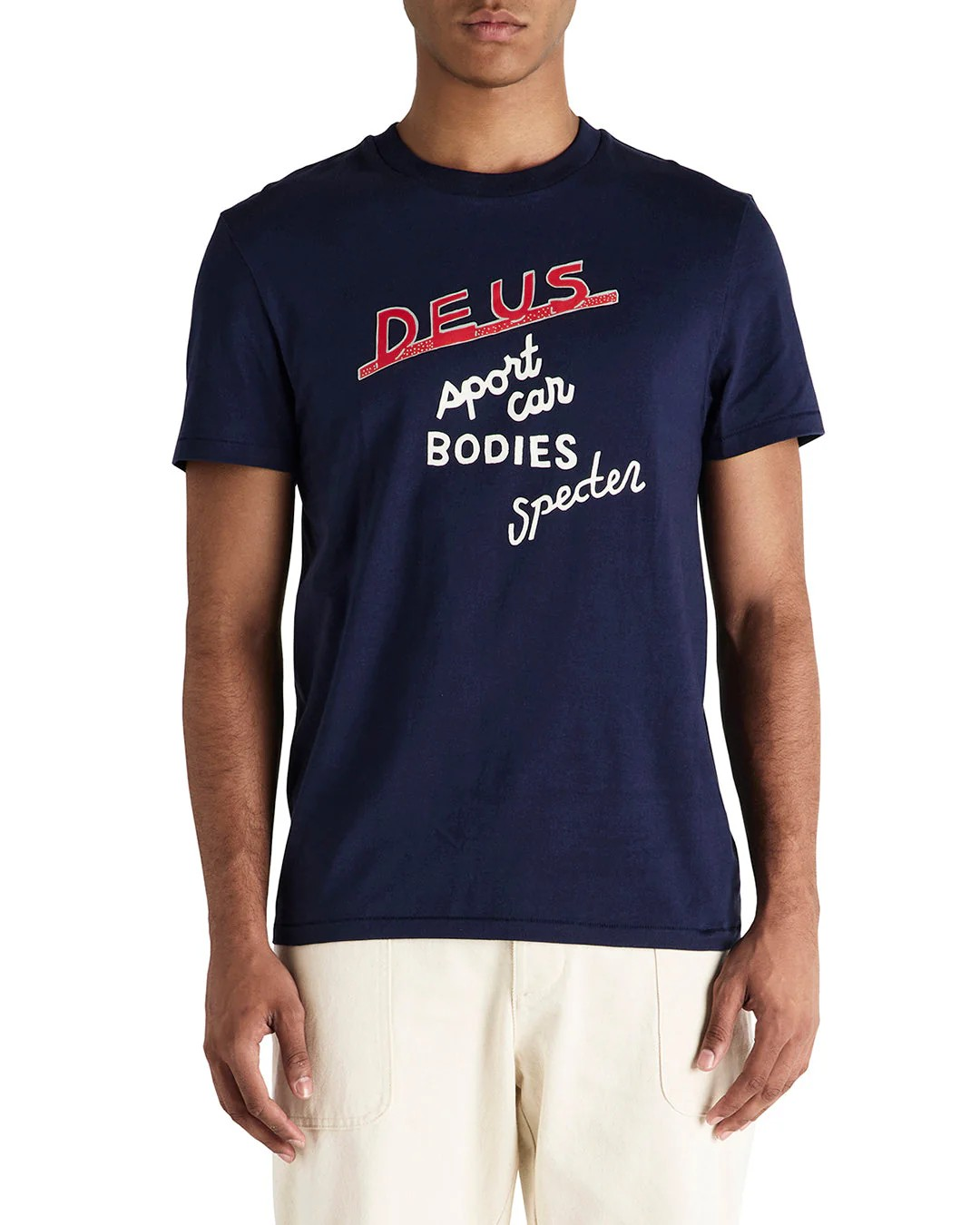 DEUS SPECTER WORKSHOP TEE - AZURE NAVY
