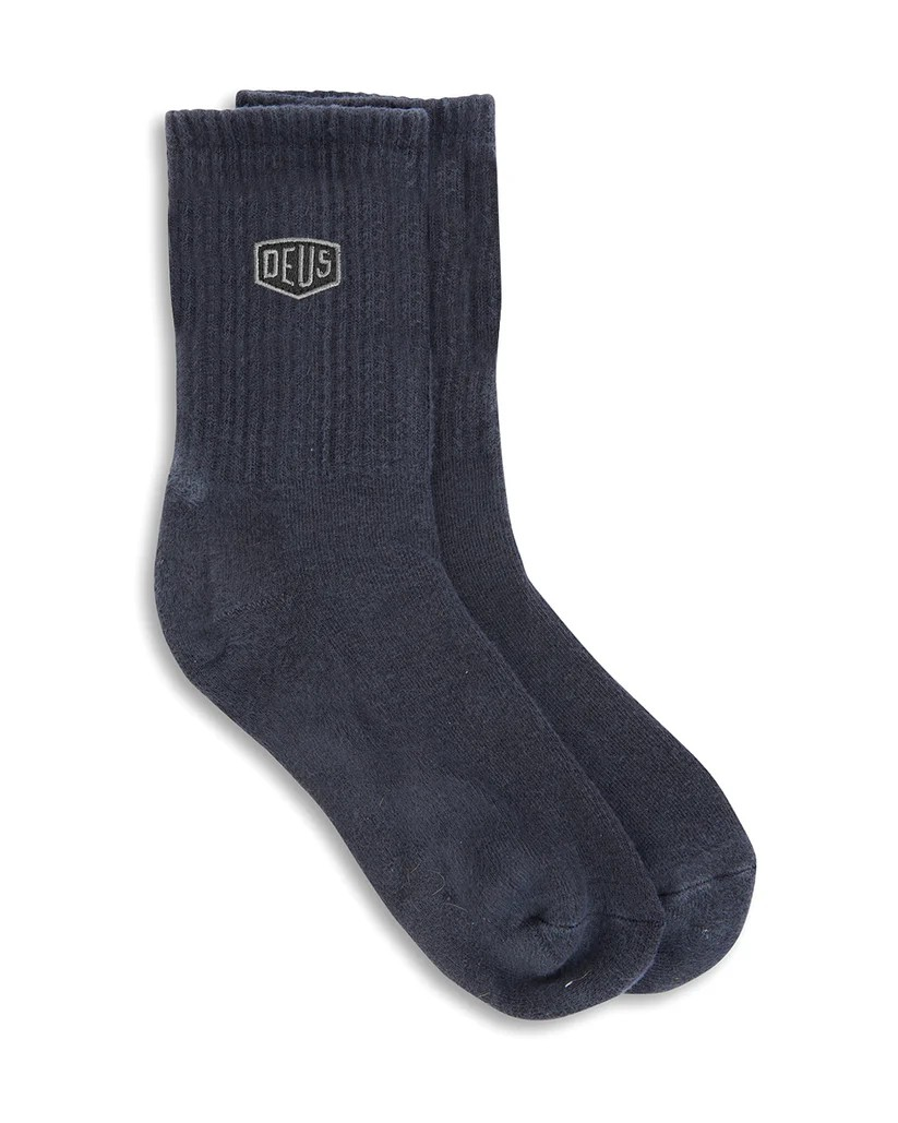 DEUS SHIELD GARMENT DYED SOCK - MULTI