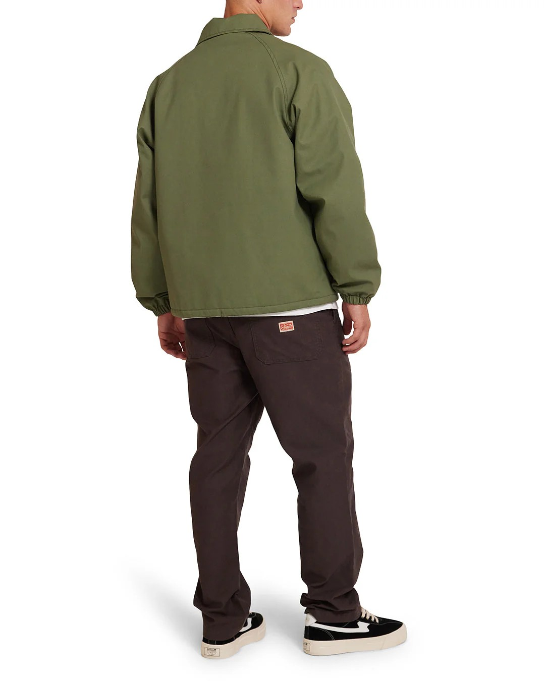 DEUS PILL LOGO COACH JACKET - PINE