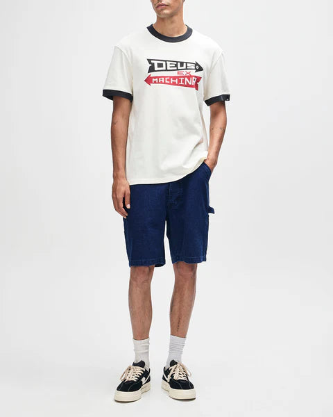 DEUS ARROWS RINGER TEE - PRISTINE WHITE