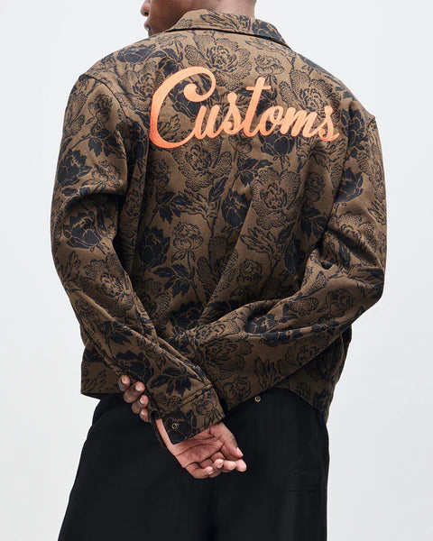 DEUS DANSE MACABRE JACKET - BRASS BROWN