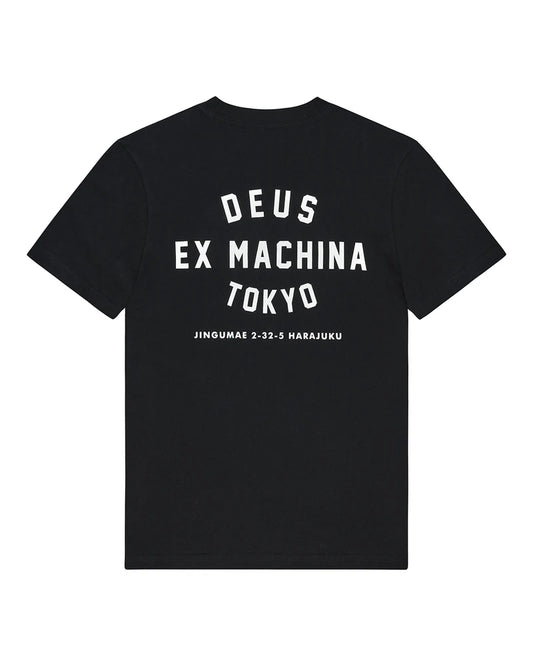 DEUS HARAJUKU HEMET TEE - BLACK