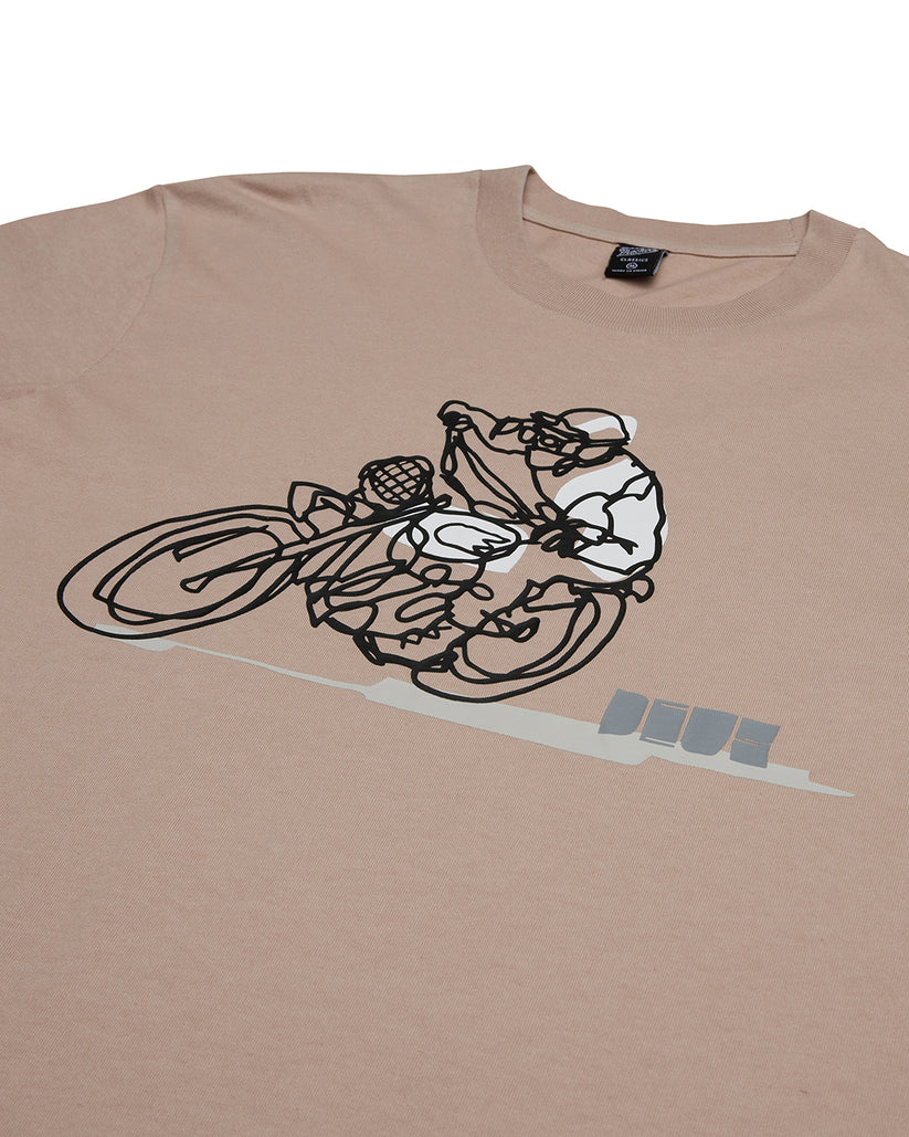 DEUS MALCONTENT TEE - KHAKI