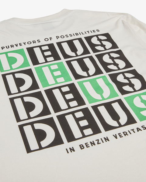 DEUS TICTAC LS TEE - VINTAGE WHITE