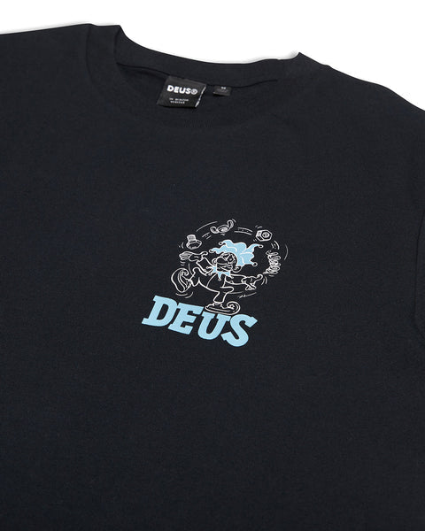 DEUS NEW REDLINE TEE - BLACK