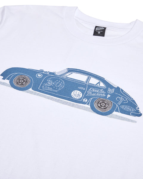 GOD 356 PORSCHE TEE - WHITE