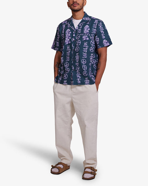 DEUS EFFIGY SHIRT - DEEP GREEN
