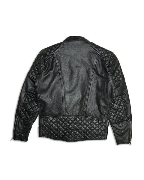 DEUS LIGHTNING LEATHER JACKET - BLACK