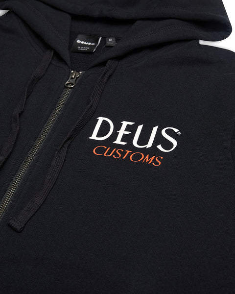 DEUS CHINCHILLA HOODIE - BLACK