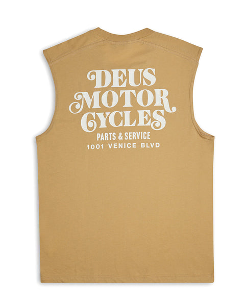 GOD MOSEY MUSCLE TEE - KANGAROO