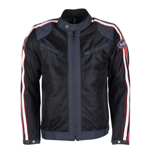 HELSTONS HOMME PACE AIR -MESH BLEU