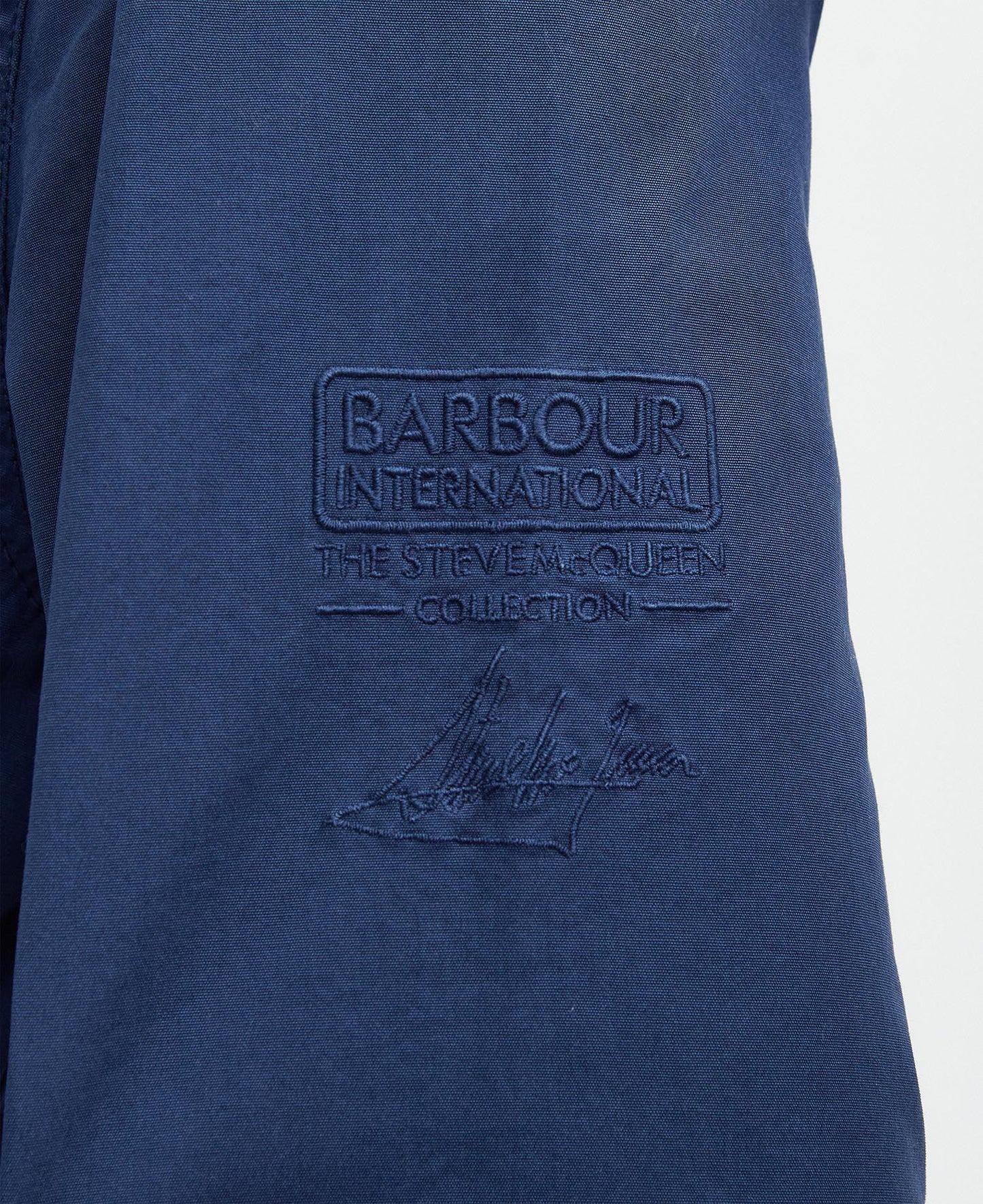 BARBOUR INTERNACIONAL PIGMENT OVERSHIRT - WASHED COBALT