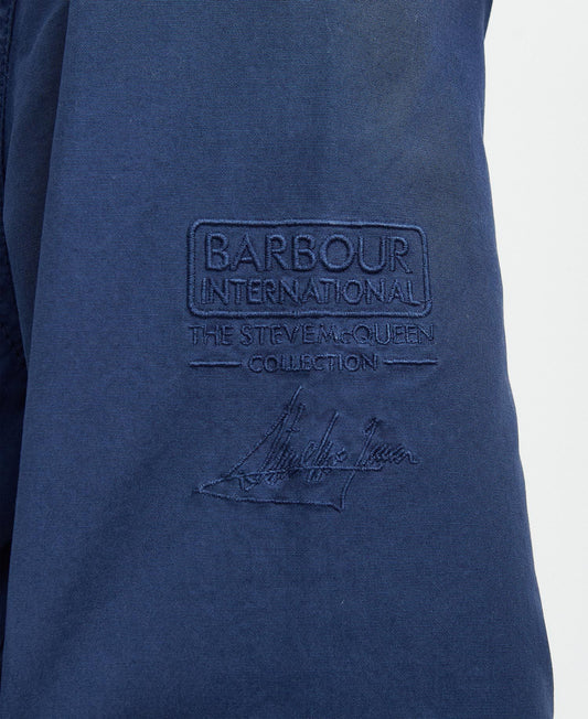BARBOUR INTERNACIONAL PIGMENT OVERSHIRT - WASHED COBALT