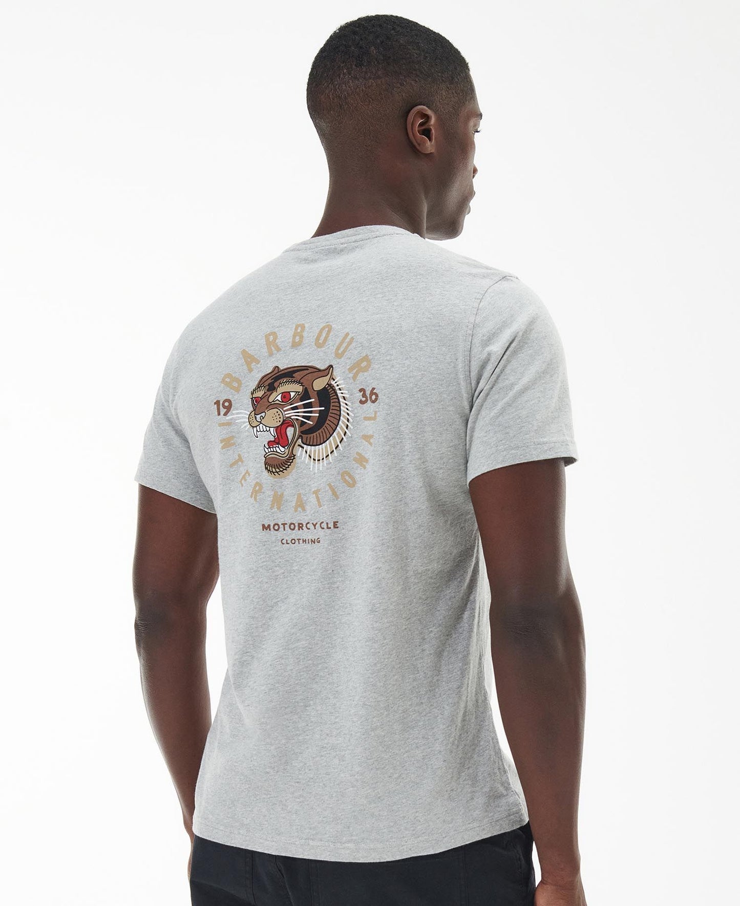 BARBOUR INTERNACIONAL RICO TEE - GREY MARL