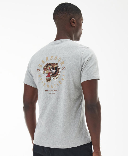 BARBOUR INTERNATIONAL RICO TEE - GRAY MARL