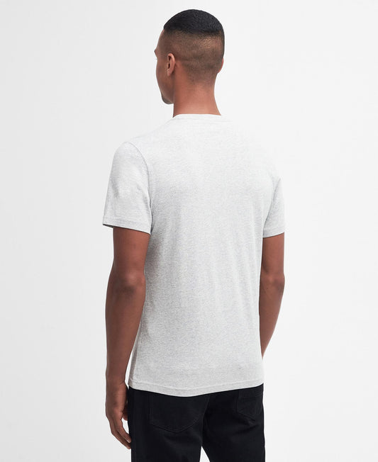 BARBOUR INTERNATIONAL SOCKET TEE - GRAY MARL