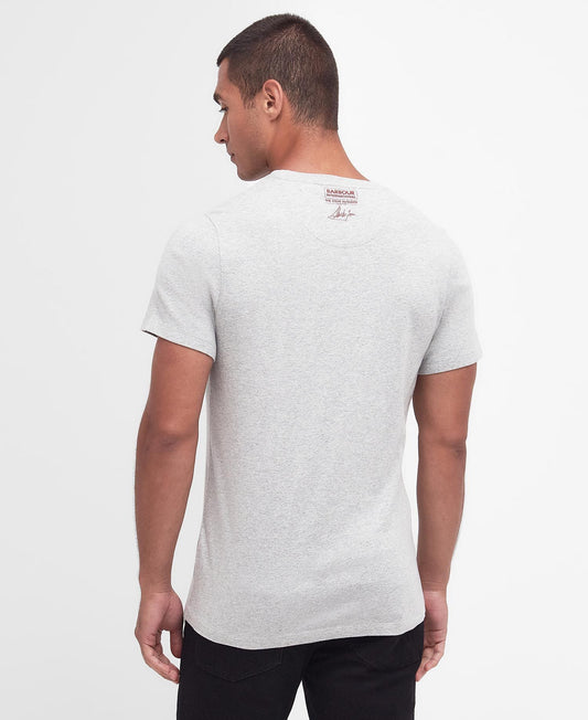 BARBOUR INTERNATIONAL STRIKE TEE - GRAY MARL