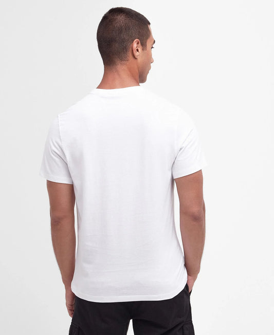 BRETT TEE INTERNATIONAL BARBOUR - WHITE
