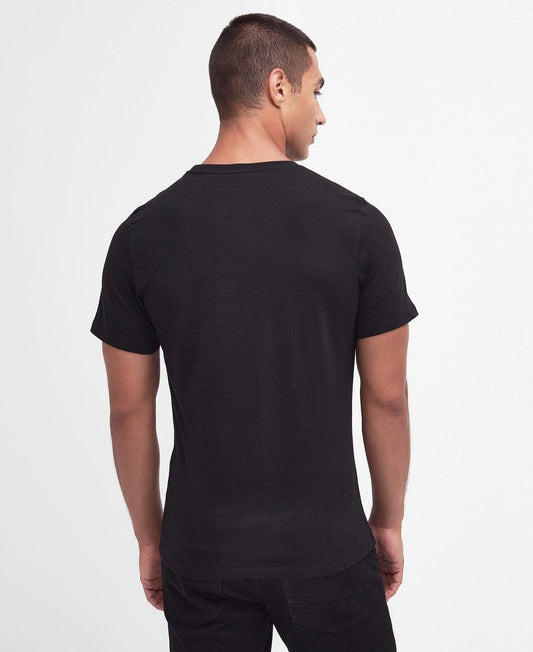 BARBOUR INTERNATIONAL COLGROVE MOTOR TEE - BLACK