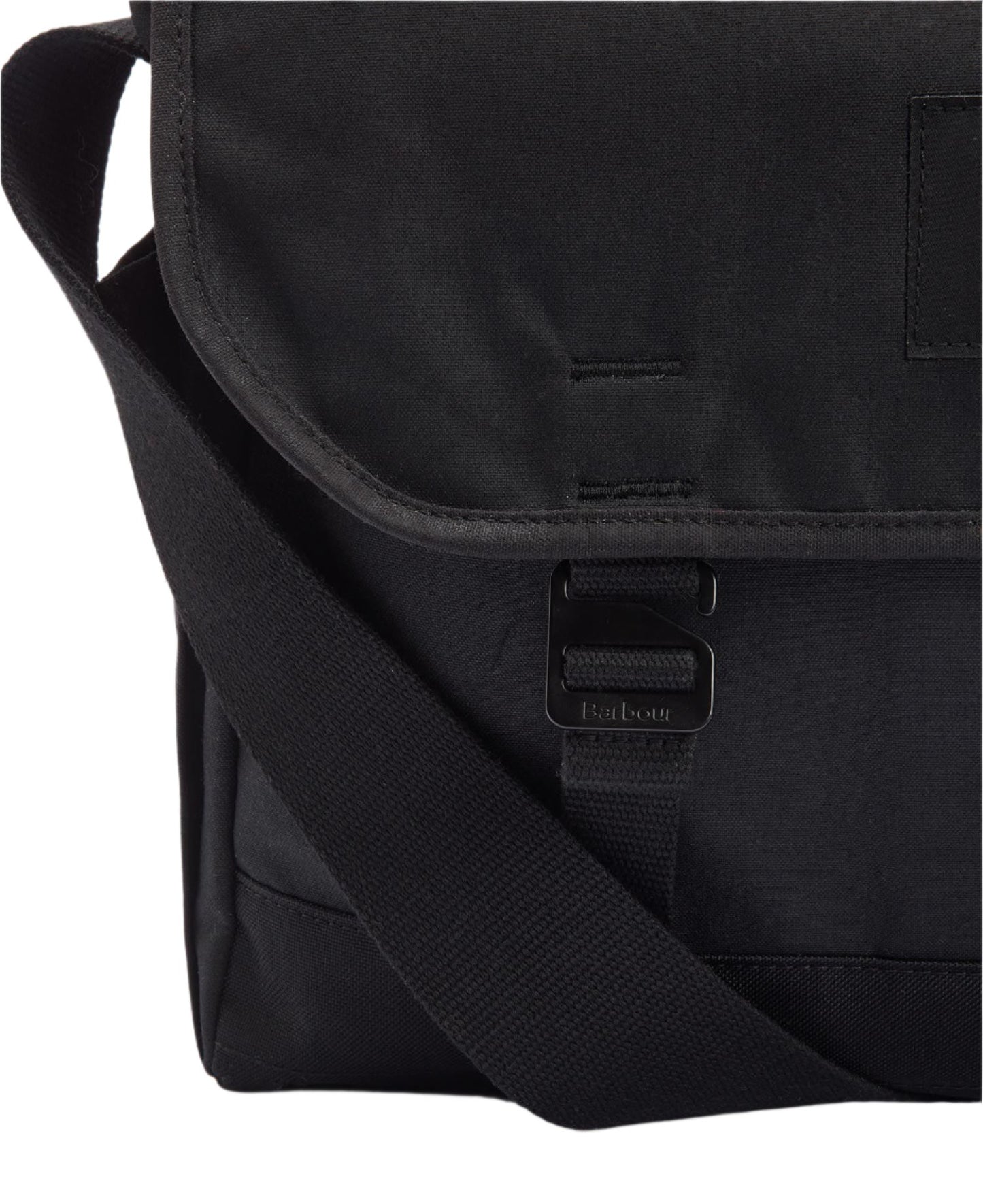 BARBOUR FIELD WAX MESSENGER BACKPACK | BLACK