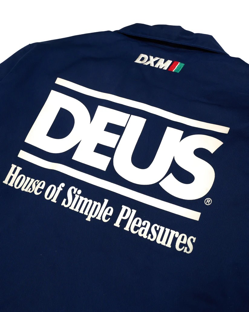 DEUS MARNUS TEAM JACKET - ESTATE BLUE