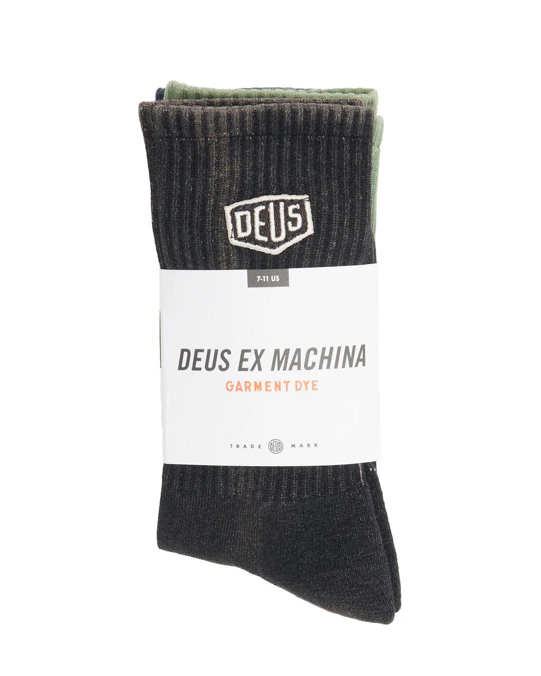 DEUS SHIELD GARMENT DYED SOCK - MULTI