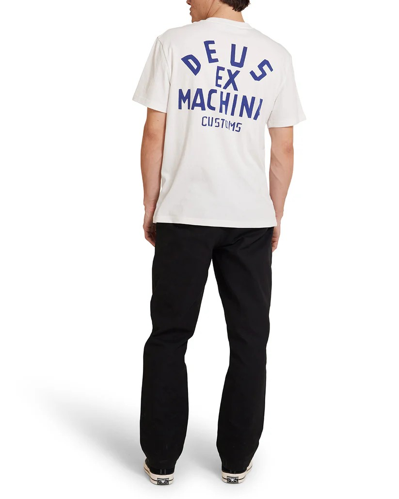 DEUS PISSTIN TEE - VINTAGE WHITE