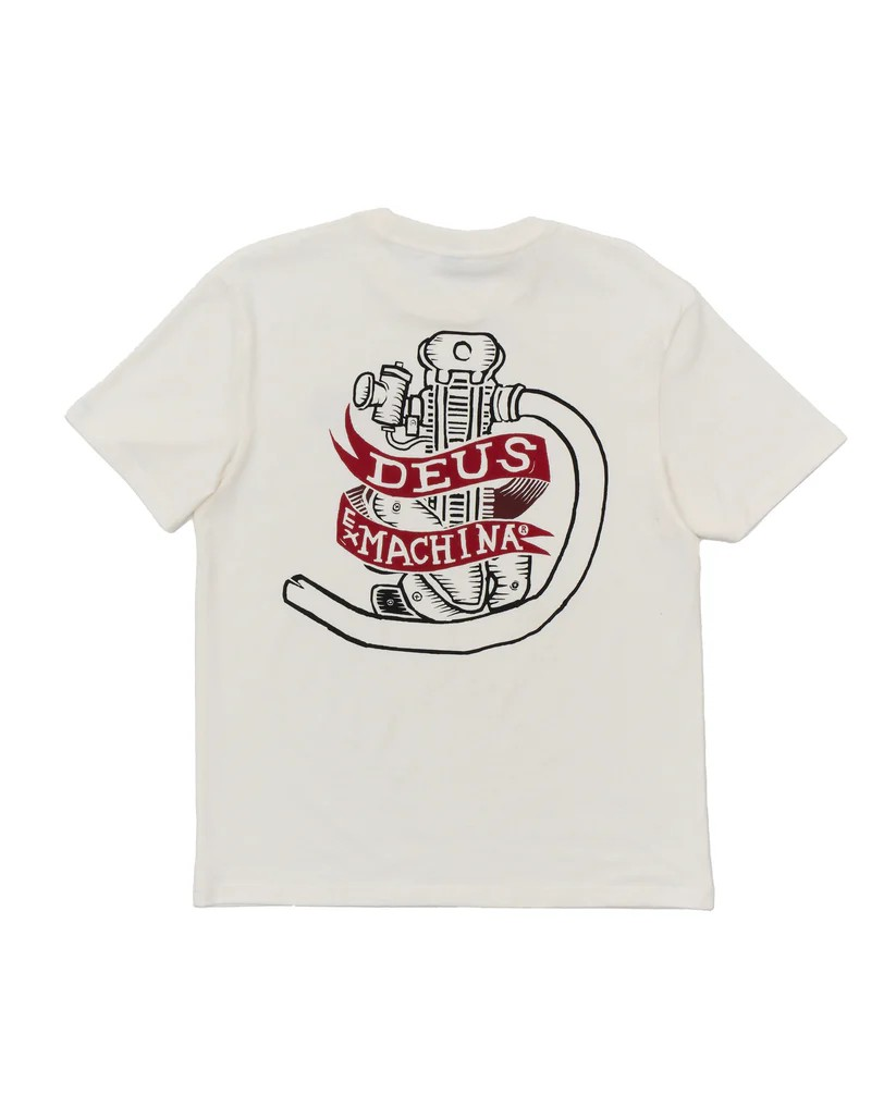 DEUS JAILER SAPPY TEE - WHITE