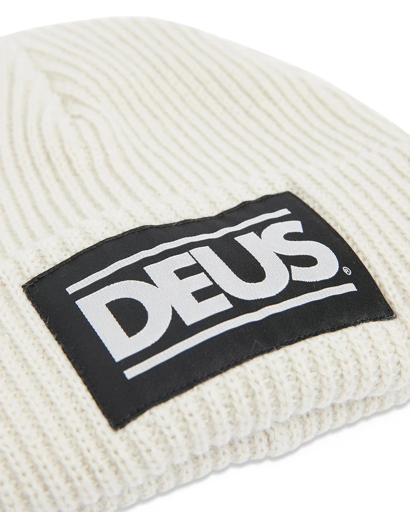 DEUS OFF ROAD BEANIE - DIRTY WHITE