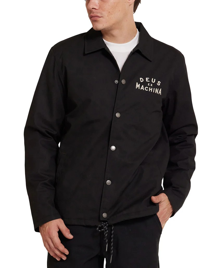 DEUS WORKSHOP COACH JACKET - BLACK
