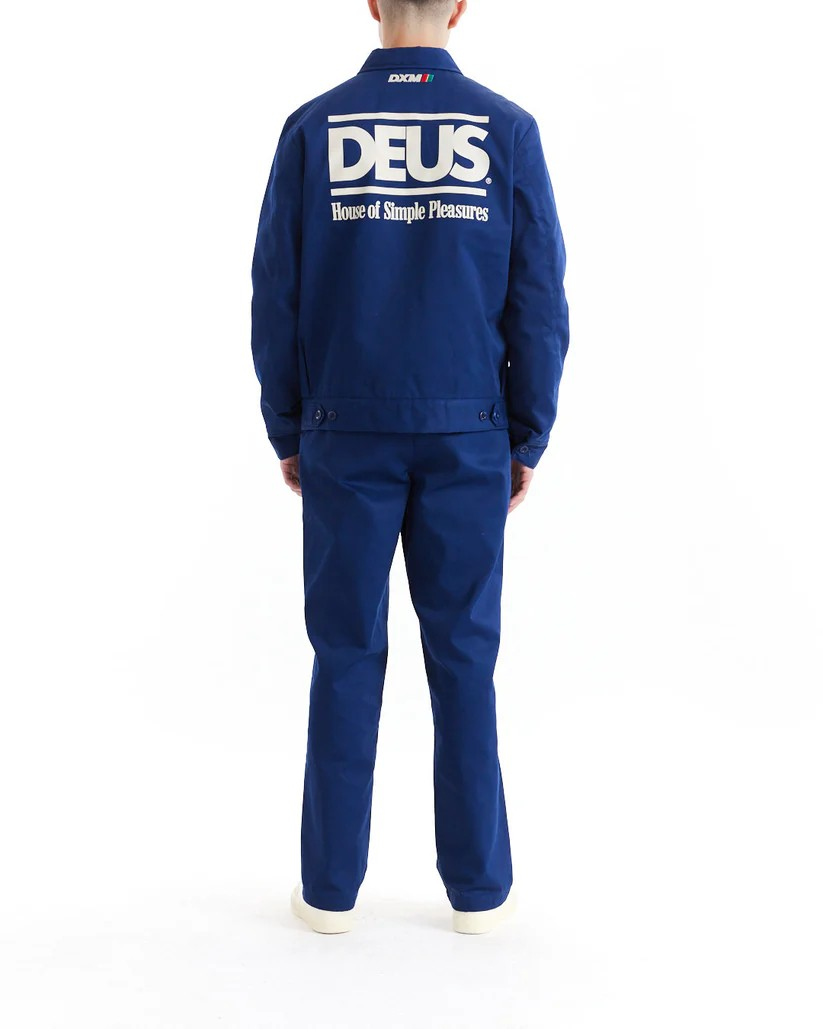 DEUS MARNUS TEAM JACKET - ESTATE BLUE