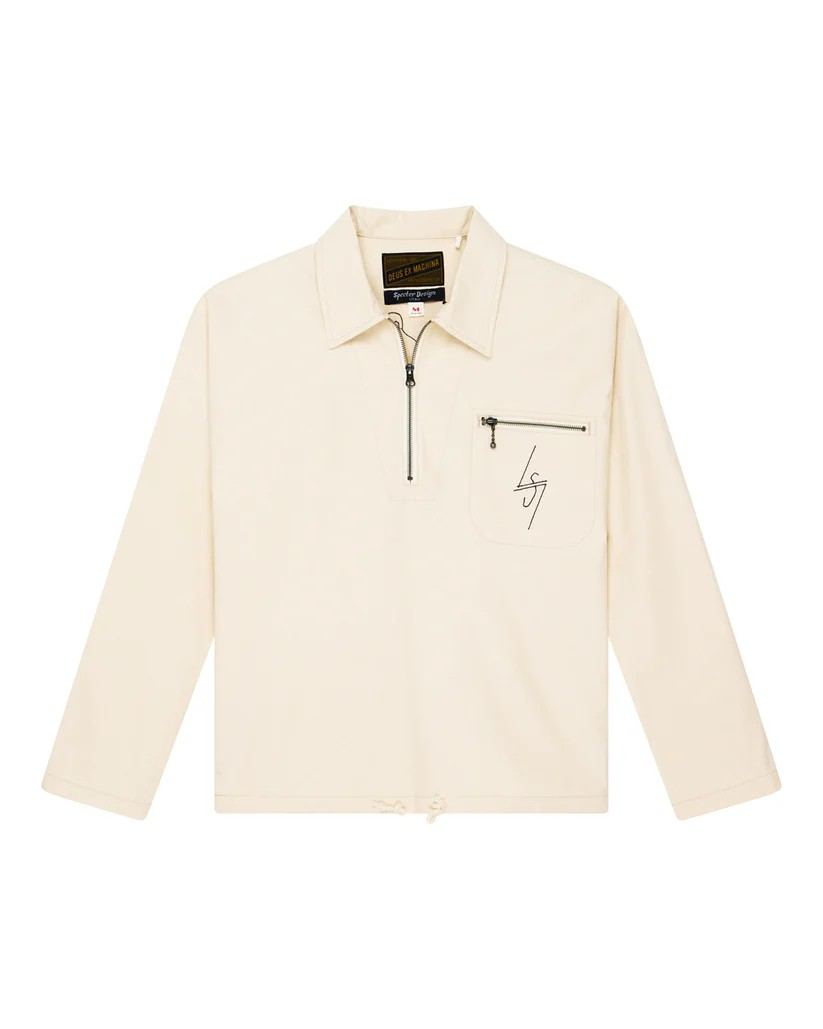 DEUS SPECTER SMOCK SHIRT - NATURAL