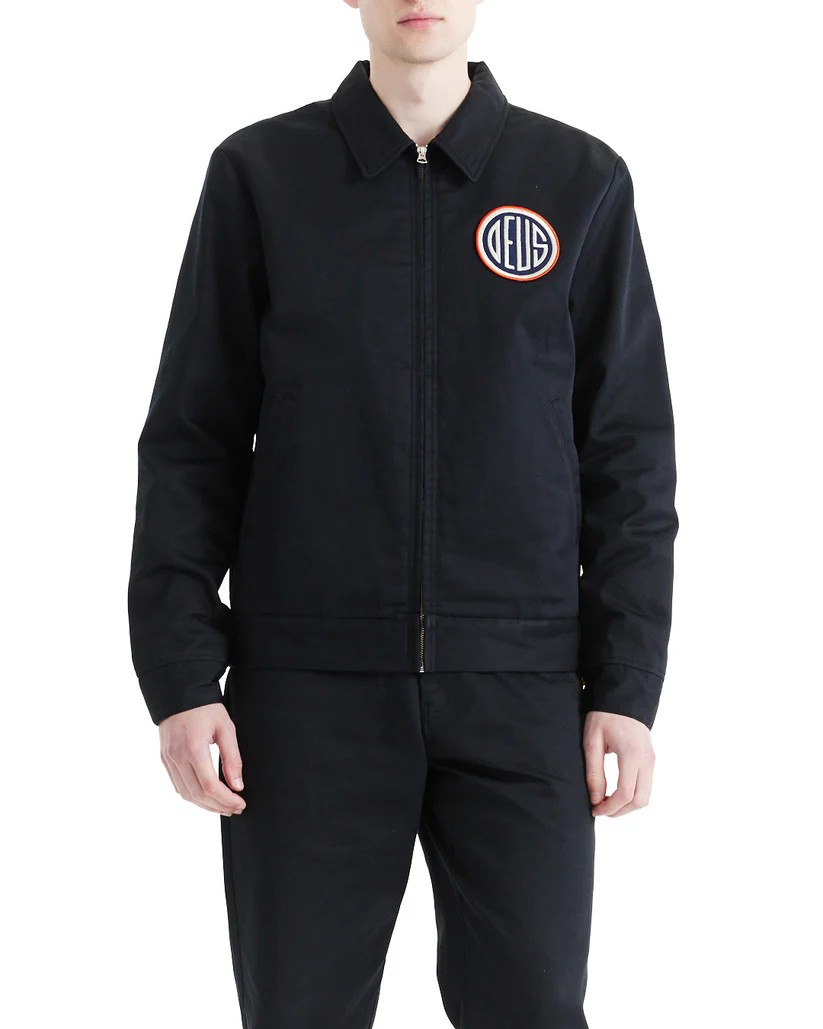 DEUS MARNUS TEAM JACKET - BLACK