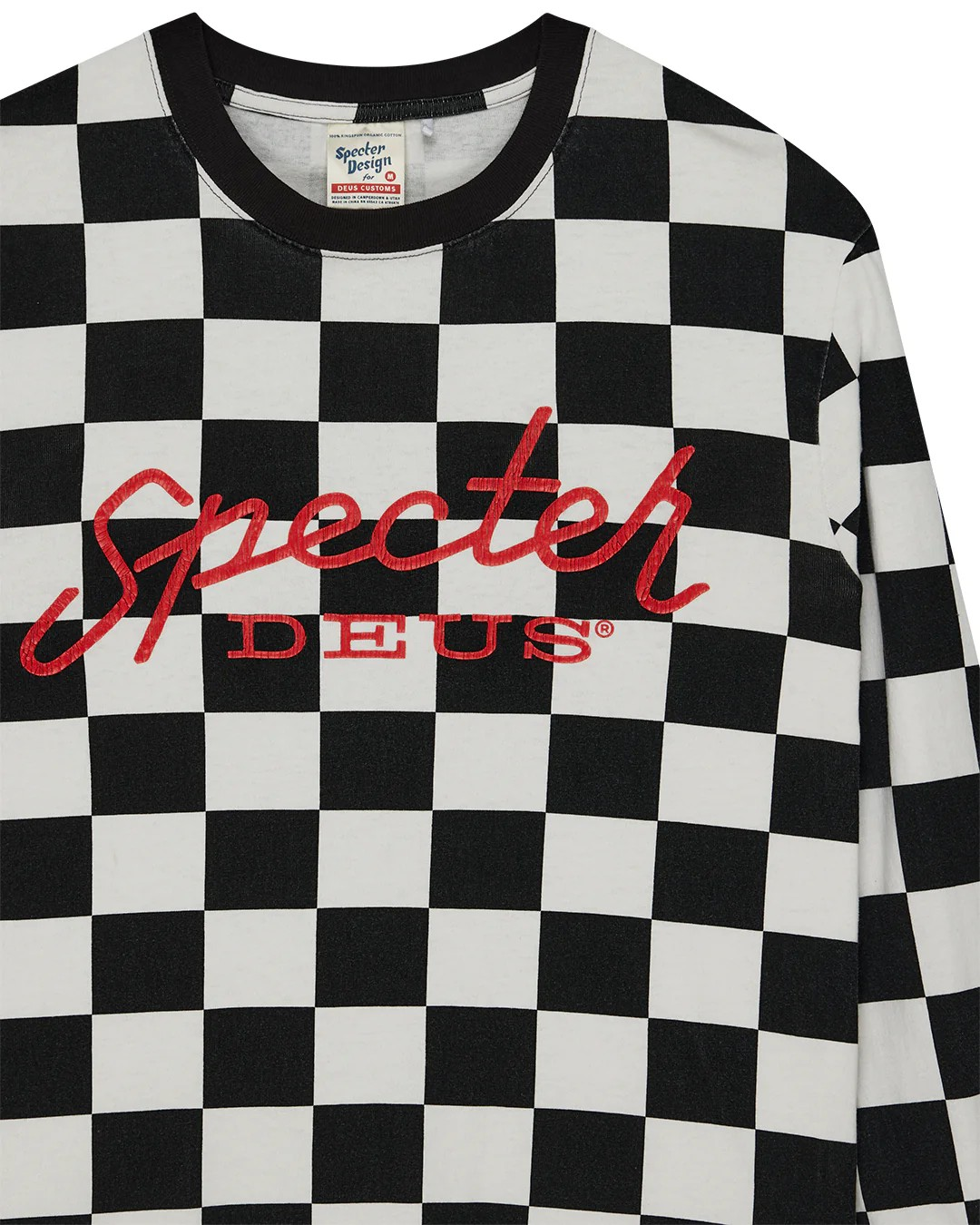 DEUS SPECTER LS TEE - BLACK/WHITE