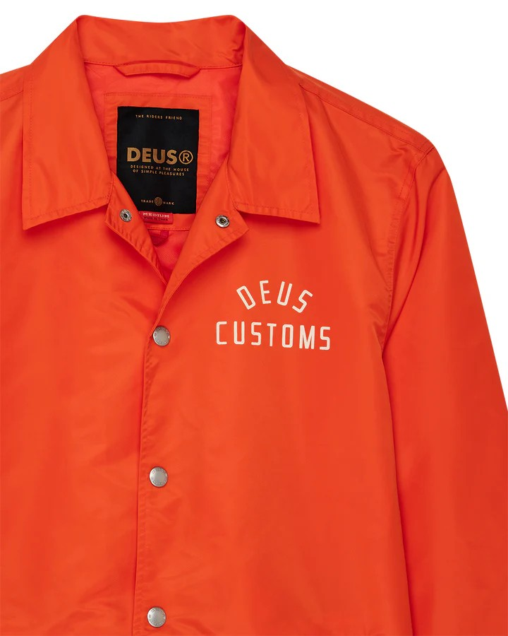 DEUS ENGINEER NYLON COACH - TANGERINE TANGO