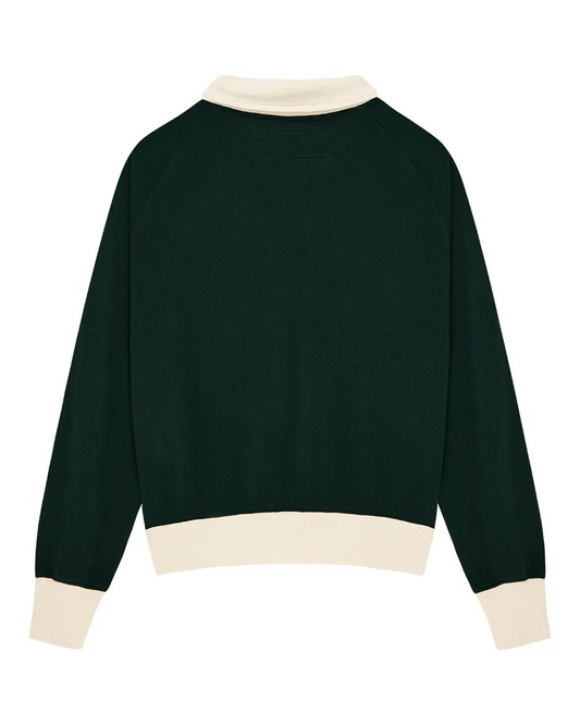 DEUS SPECTER ZIP SWEAT RACING - GREEN