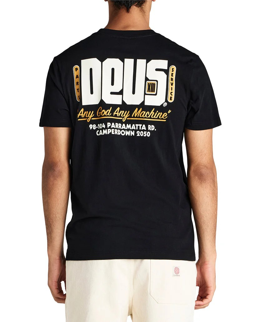 DEUS OUTAGE TEE - BLACK