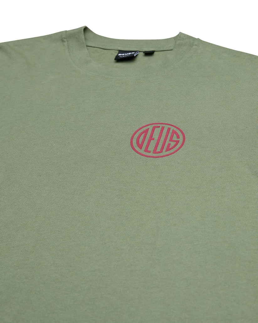 DEUS PILL LOGO TEE - PINE