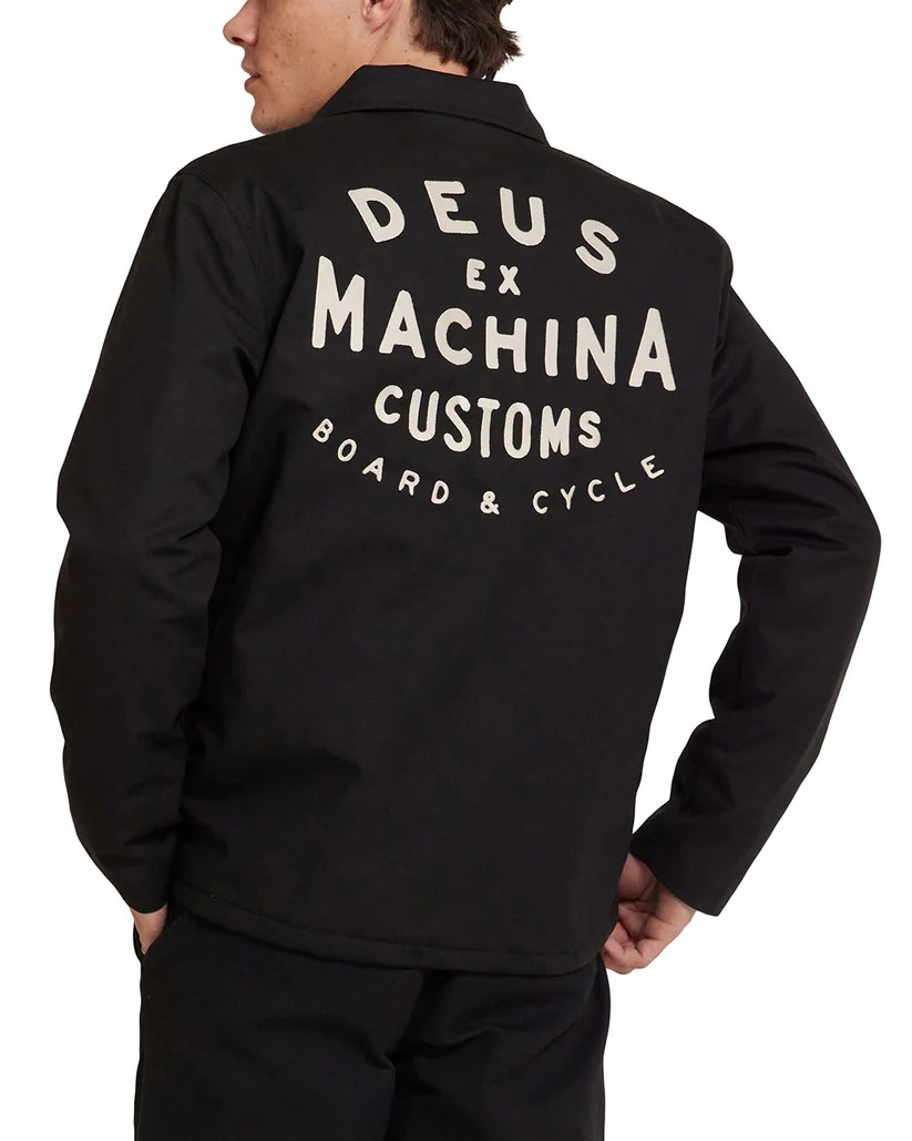 DEUS WORKSHOP COACH JACKET - BLACK