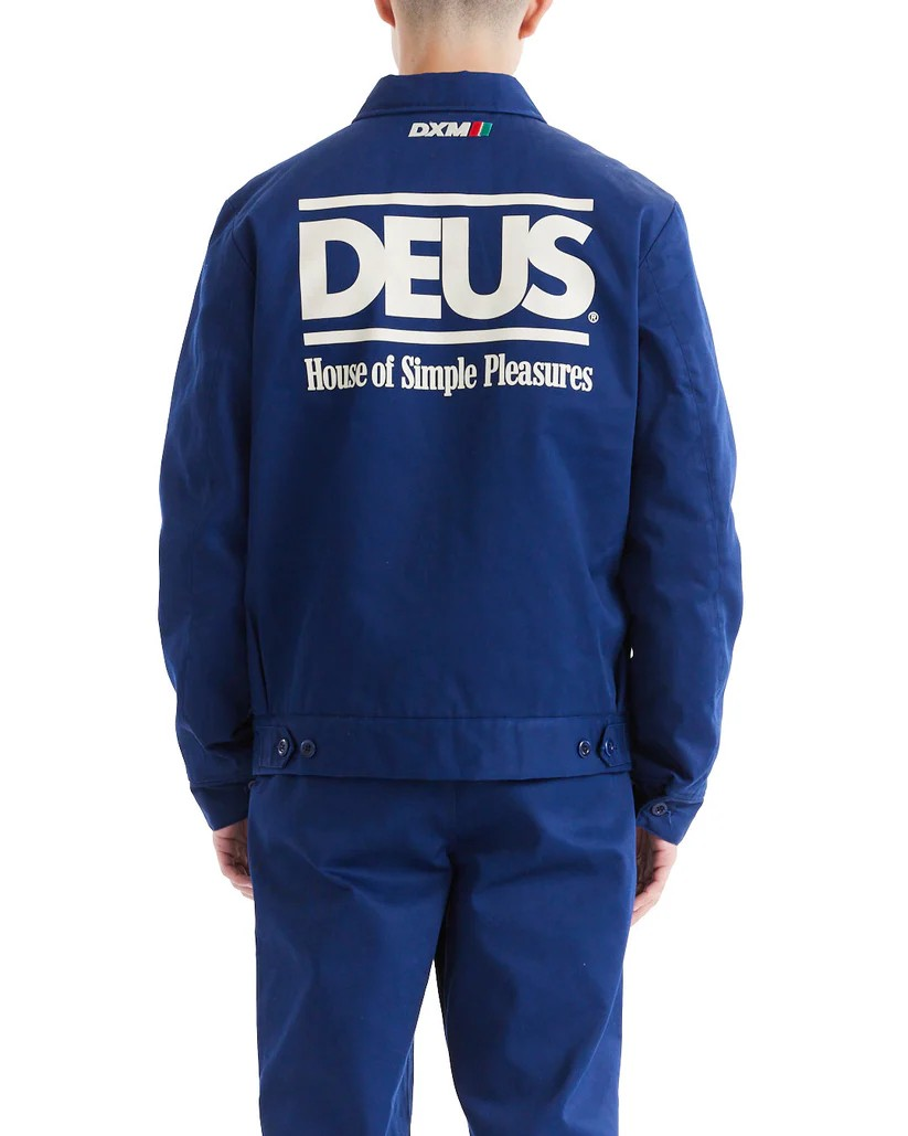 DEUS MARNUS TEAM JACKET - ESTATE BLUE