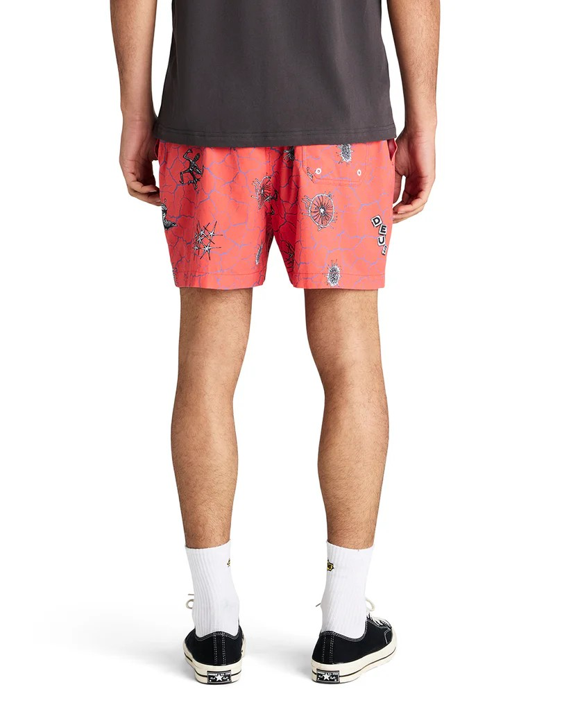 DEUS VIBRANT VIRUS BOARDSHORT - STRAWBERRY