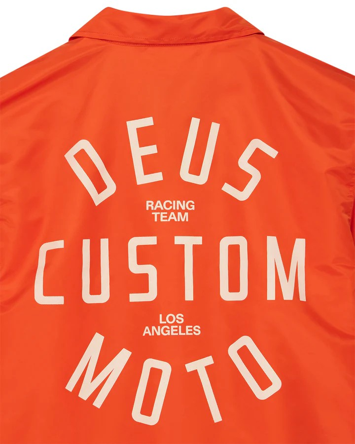 DEUS ENGINEER NYLON COACH - TANGERINE TANGO