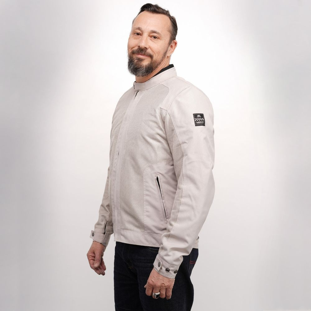 HELSTONS STONER HOMME TISSU MESH - SILVER